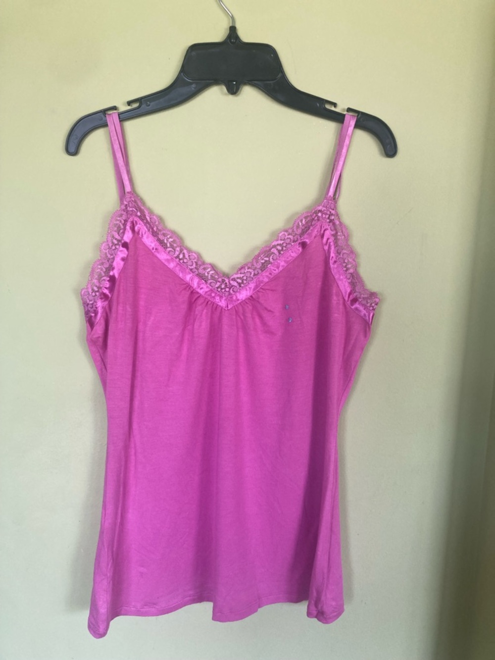 Express Hot Pink Lace-Trim Camisole Rare